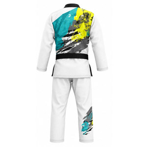 Adults Competition ITF WTF TKD Karate Doboku Uniform 100% Cotton 400g Heat-Transfer Printed Customized Logo Multi-Color Options - Product Image 3