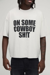 Camiseta Oversize de Hombre de Corte Holgado con Hombros Caídos, Algodón Pesado, Estilo Urbano Casual para Verano y Uso Diario Relajado - Product Image 6