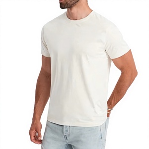 เสื้อยืดผู้ชายคุณภาพสูง ผ้าฝ้าย 100% ทรงโอเวอร์ไซส์ แขนสั้นห้าส่วน สไตล์ลำลอง ด้านหน้าเป็นมิตรต่อสิ่งแวดล้อม ทรงไหล่ตก น้ำหนักผ้า 280-300 GSM - Product Image 1