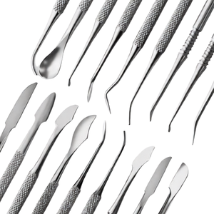 ชุดเครื่องมือแกะสลักขี้ผึ้ง 9 ชิ้น แบบสองด้าน สำหรับงานทันตกรรม ทำจากสแตนเลส ใช้สำหรับปั้นขึ้นรูปขี้ผึ้ง - Product Image 5