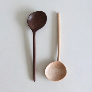 Cuchara de Té de Madera Hecha a Mano, Pulida y Suave, Cuchara para Café y Azúcar, Utensilio de Cocina Natural - Product Image 1