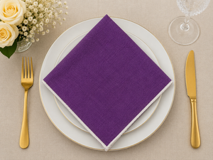Custom <b>Linen</b> <b>Cloth</b> Napkin Square Reusable Washable Dinner <b>Table</b> Napery for Home Hotel Restaurant Wedding Decor - Product Image 4
