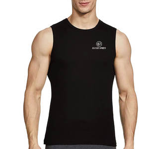 Chemises sans manches pour hommes, fitness, musculation, coton, décontractées, été, sport, chemises sans manches pour hommes - Product Image 1