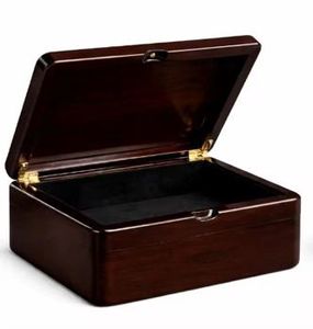 Glossy White Jewelry <b>Storage</b> <b>Box</b> with Black Interior Gold Hardware Elegant Decorative Organizer - Product Image 2