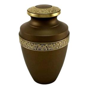 Urna de cremación de Metal púrpura brillante para cenizas, suministros funerarios de tamaño adulto con coste al por mayor, recuerdo a juego - Product Image 6