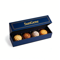Boîte cadeau en papier rigide de luxe haut de gamme personnalisée pour bonbons et chocolats, avec fenêtre en PVC, fermeture magnétique, recyclage, laminage mat