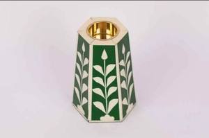 Quemador de incienso árabe indio con incrustaciones de hueso y nácar, para incienso de madera de agar, sándalo y anís estrellado, para uso religioso Mubkhara Bakhaur - Product Image 6