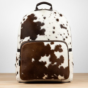 Solid Pattern Low Price Cowhide Leather School Bag In Stock Customize Durable Hot Selling OEM - Product Image 4