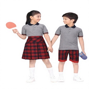 Premium Quality Custom Made Primary School Uniforms Children's Kids Clothing Manufacturers Wholesale School Uniform Dress Set - Product Image 4