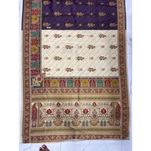 Sari de Viscosa AARA de Primera Calidad con Diseño Superior para Bodas, Diwali, Fiestas y Eventos Nocturnos - Estilo Étnico de Secado Rápido - Product Image 6