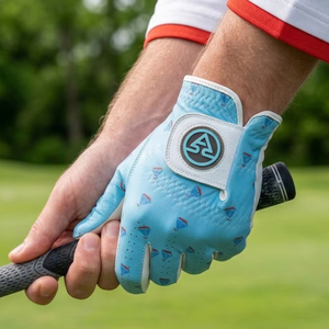 Guantes de Golf Unisex Deportivos Transpirables de Piel de Oveja para Mano Izquierda, Duraderos, Antideslizantes, de Cuero Genuino para Exteriores - Product Image 1