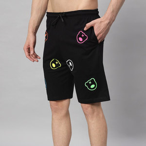 Shorts pour hommes à taille élastique, couleur unie, écologiques, dernier design, vente en gros personnalisée, mode estivale urbaine, sport, plage, décontracté - Product Image 3