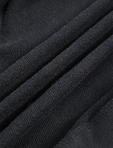 Sudadera con Capucha Negra de Index Apparel, con Estampado de Puntos de Diamantes de Imitación, Estilo Casual Oversize, para Otoño, Unisex, con Cierre Frontal de Cremallera - Product Image 3