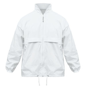 Veste coupe-vent pour homme de marque personnalisée, veste d'hiver imperméable en tissu écologique, veste coupe-vent légère à capuche - Product Image 2