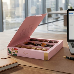 Caja de Embalaje de Chocolate de Papel Ecológico | Caja de Embalaje de Lujo Personalizada para Regalos y Chocolates | Fabricante mayorista de la India - Product Image 1