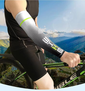 Manchons de protection solaire UV Geo Brothers pour hommes et femmes, en tissu extensible Spandex/Polyester, idéaux pour le basketball, le golf, la course à pied et le cyclisme - Product Image 2