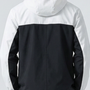 Chaqueta cortavientos estilo Contras con cremallera completa para hombre, personalizada, precio bajo, venta al por mayor directa de fábrica, chaqueta cortavientos unisex - Product Image 5