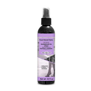 Spray corporel au magnésium de la Mer Morte parfumé, 32 oz, fabriqué aux États-Unis, 100 % concentré, naturel, relaxant, revitalisant pour la peau, marque distributeur - Product Image 1