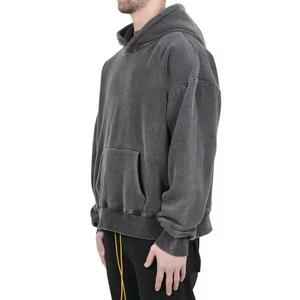 Sweats à capuche délavés à l'acide pour hommes avec couleur et logo personnalisés – Meilleures ventes – Vêtements d'hiver décontractés – Sweats à capuche délavés à l'acide pour garçons - Product Image 4
