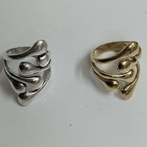 Anillos de joyería de moda para mujer con diseño bohemio de Metal GS clásico, Color dorado y plateado para uso de regalos, disponible en el mercado en el momento de la compra - Product Image 1
