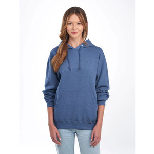 Sudadera con Capucha Amarilla de Forro Polar, Corte Regular, Color Sólido, Casual, Manga Larga, Diseño con Bolsillos, Tejida, Sudadera con Capucha Unisex - Product Image 4