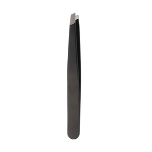 Pinzas para Cejas, Cuidado Personal, Belleza, Pinzas de Acero Inoxidable con Punta Inclinada - Product Image 1