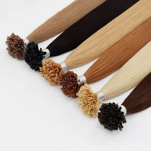 Extensions de cheveux Premium U Tip Simple dessiné Texture douce brins lisses ajustement sécurisé apparence naturelle pour la coiffure de tous les jours - Product Image 1