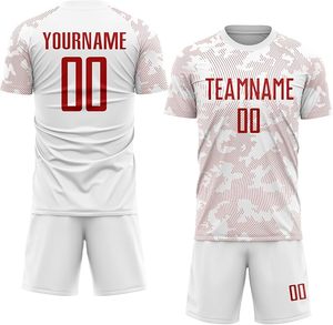 Ensemble d'uniformes de football personnalisés, maillot de football respirant à manches courtes, tenue d'équipe pour adultes, jeunes et enfants, kit sportif par sublimation - Product Image 1