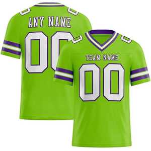 Precio al por mayor, MOQ bajo, camiseta de fútbol americano para jóvenes, logotipo personalizado, camiseta deportiva de fútbol americano para hombre - Product Image 3