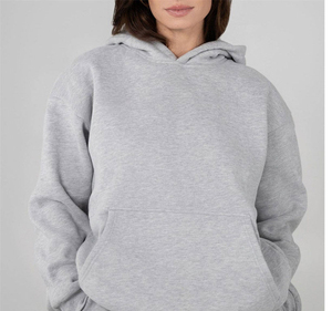 High Quality Winter Streetwear Hoodie Pullover Heavyweight Women Comfortable Relaxed Fit Oversized Front Logo - Product Image 2