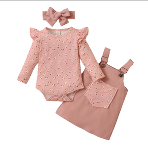 Vestido de Manga Larga para Niñas, Ropa de Invierno Cálida y Suave, Proveedor Mayorista, Vestido Informal para Niños, Algodón Transpirable, Uso Diario - Product Image 4