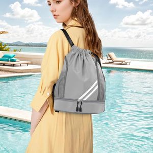 Sac de sport vintage en toile, sac de voyage durable avec compartiments - Product Image 3