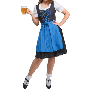 ชุดเดรส Dirndl ดีไซน์ใหม่ล่าสุดปี 2026 ชุดเยอรมันสำหรับเทศกาลอ็อกโทเบอร์เฟสต์ สไตล์บาวาเรียน สวยเก๋สำหรับผู้หญิง คุณภาพพรีเมียม - Product Image 2