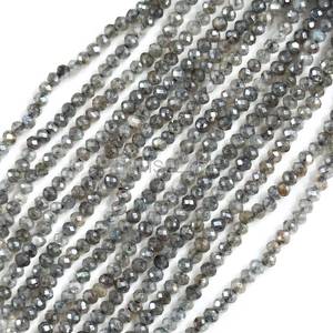 Cuentas facetadas de labradorita mística natural, cuentas de labradorita microfacetadas recubiertas, cuentas de piedras preciosas de 12.5 pulgadas para la fabricación de joyería. - Product Image 5