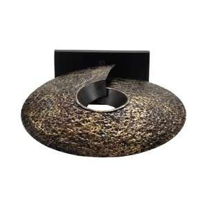 Sculpture Circulaire Métallique Faite à la Main, Pièce d'Art Décorative de Table, Design Moderne, Écologique, Cadeau d'Anniversaire - Product Image 4