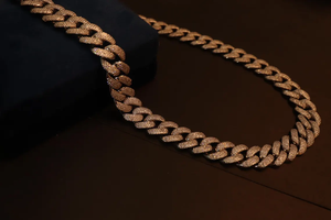 Men's 18K Solid Real Gold Plated Zinc Alloy Link Chain <b>Choker</b> Necklace Hiphop Style Party Jewelry For Unisex - Product Image 4