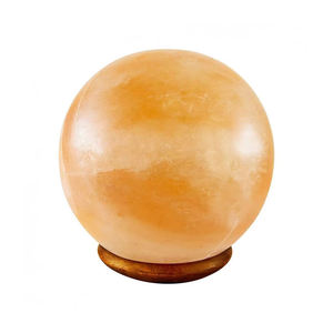 Elegante Lámpara de Sal Rosa del Himalaya, Diseño Tallado a Mano, Tacto Real, Decoración Elegante para el Hogar, Lámpara Globo, Tamaño Personalizado, Regalo Navideño - Product Image 1