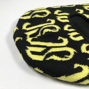 Pasamontañas de punto acrílico OEM de alta calidad con un orificio y logotipo personalizado, estampado completo, unisex, para fiestas al aire libre - Product Image 5