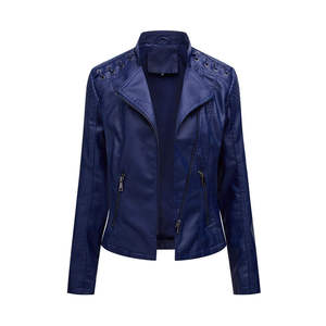 New Causal Vintage PU Leather Jacket Coat <b>Men</b> Spring Outfit Design Motor Biker Pocket Leather Jacket New Arrival <b>Men's</b> Casual - Product Image 1