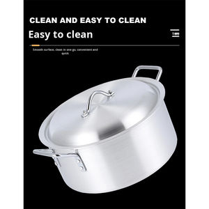 Ollas de Sopa de Aluminio de Diseño Moderno, Olla para Cangrejos de Río, Antióxido, Comercial y Doméstica, Venta al Por Mayor Directa de Fábrica - Product Image 3