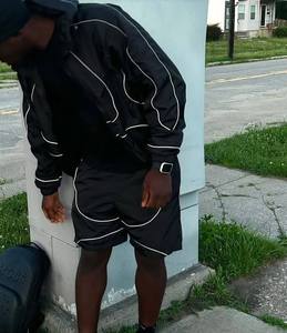 Ensemble de survêtement en nylon personnalisé pour homme, veste zippée, pantalon de jogging, ensemble de survêtement avec logo brodé, vêtements de sport décontractés, ensemble de survêtement coupe-vent pour homme - Product Image 4