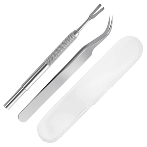 Pinzas para remover garrapatas de alta demanda, herramientas OEM ODM de acero inoxidable para mascotas y humanos - Product Image 1