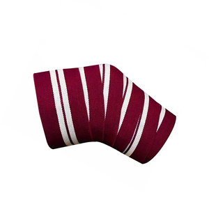 Protège-coudes tricotés marron avec rayures blanches, respirants, à enfiler, pour le basketball, unisexe, toutes saisons - Product Image 2
