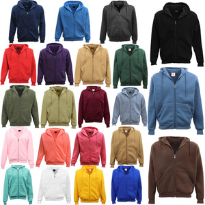 <b>Men</b>’s Solid Yellow Zip Up Hoodie Premium Cotton Fleece Hooded Sweatshirt Casual Streetwear <b>Jacket</b> with Adjustable Drawstring - Product Image 2