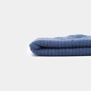 Blue Knit Beanie Hat with Embroidered Logo Unisex Adult <b>Winter</b> <b>Cap</b> Solid Color Casual Style 56-58CM Head Circumference Beanie - Product Image 2