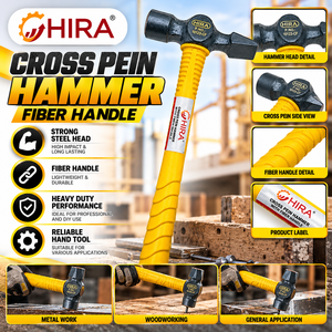 ค้อนตอกตะปู HIRA 10131-CF แบบหัวแฉก ด้ามไฟเบอร์ - Product Image 1