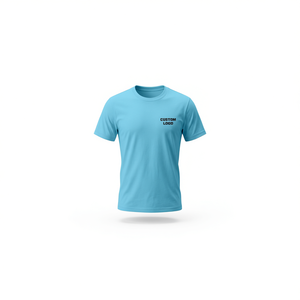 Camiseta Deportiva Personalizada Azul Cielo, Talla 6XL, de Algodón, con Tela de 280 g/m², Camisetas con Diseño Gráfico - Product Image 3