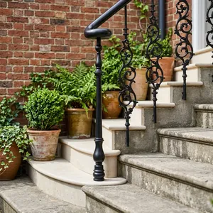 Premium Iron Hand <b>Railing</b> with Decorative Metal Design for Staircases Balconies Gardens Residential Properties and Modern Commer - Product Image 6