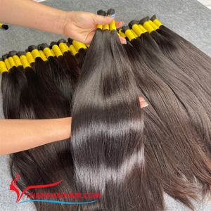 Top Sale Single donor Bulk Hair Natural Straight Vietnamese Human Hair Silky No Shedding No <b>Tangles</b> - Product Image 2
