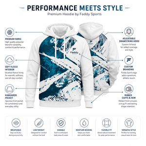 Custom Sublimation Print <b>Mens</b> Sports Hoodie Gym Fitness Performance Pullover Streetwear Unisex Activewear Training <b>Sweatshirt</b> - Product Image 5